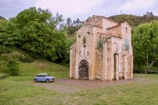 Monuments of Oviedo and Kingdom of the Asturias - Monuments of Oviedo and the Kingdom of the Asturias: A Mini Authi in front of the San Miguel de Lillo is an Asturian pre-Romanesque...