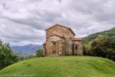 Monuments of Oviedo and Kingdom of the Asturias - Monuments of Oviedo and the Kingdom of the Asturias: The Asturian pre-Romanesque Church of Santa Cristina de Lena. The church is situated on a...