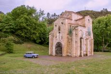 Monuments of Oviedo and Kingdom of the Asturias - Monuments of Oviedo and the Kingdom of the Asturias: A Mini Authi in front of San Miguel de Lillo,&nbsp;an Asturian pre-Romanesque...