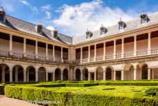 El Escorial in Madrid - Monastery and Site of the Escorial in Madrid: The Galeria de Convalecientes is a south-facing garden of the El Escorial. The...