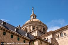 El Escorial in Madrid - Monastery and Site of the Escorial in Madrid, Spain: The design of the dome of the Basilica of El Escorial was influenced by the dome of St....