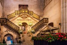 Burgos Cathedral - Burgos Cathedral: The Escalada Dorada, the Golden Staircase is situated in the north transept. The Golden Staircase was created in the...