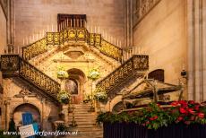 Burgos Cathedral - Burgos Cathedral: The Escalada Dorada, the Golden Staircase is situated in the north transept. The Golden Staircase was created in the...