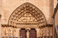 Burgos Cathedral - Burgos Cathedral: The Portada del Sarmental is the south portal, the portal is considered to be the most magnificent portal of the cathedral....