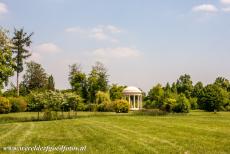 Palace and Park of Versailles - Palace and Park of Versailles: The Temple de l'Amour, the Temple of Love. The temple is one of the follies in the...