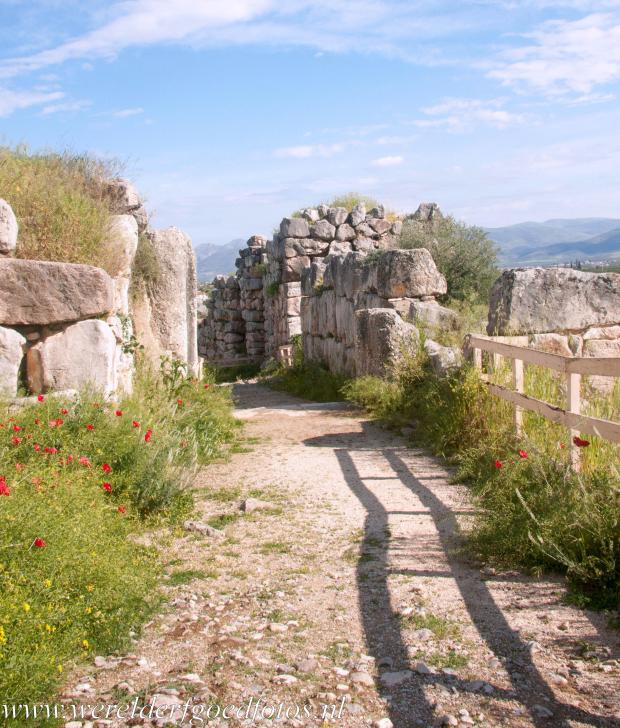 Archaeological Site of Tiryns - Archaeological Site of Tiryns: The entrance passage to the Great Gate, the main entrance to the citadel of Tiryns. The Great Gate was... Archaeological Site of Tiryns - Archaeological Site of Tiryns: The entrance passage to the Great Gate, the main entrance to the citadel of Tiryns. The Great Gate was...