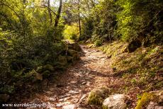 Madriu-Perafita-Claror vallei - Madriu-Perafita-Claror vallei in Andorra: Een van de voetpaden in de vallei, alleen voetpaden en ezelspaden verbinden...