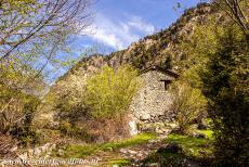Madriu-Perafita-Claror vallei - Madriu-Perafita-Claror vallei: Een herdershut in een oude boomgaard in de Vall del Madriu. De Madriu-Perafita-Claror vallei is geen maagdelijk...