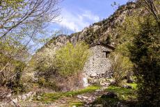 Madriu-Perafita-Claror Valley - Madriu-Perafita-Claror Valley: A dry-stone shepherd's hut in an old orchard in the Madriu Valley. Shepherds lived in these small dry-stone...