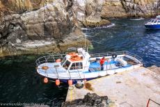 Sceilg Mhichíl - Skellig Michael - Skellig Michael - Sceilg Mhichíl: De aanlegsteiger in Blind Man's Cove heeft plaats voor één boot. De enige manier...
