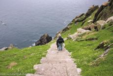 Sceilg Mhichíl - Skellig Michael - Skellig Michael - Iers: Sceilg Mhichíl: Na het bezoek aan het klooster van St. Fionan op de top van het rotseilandje Skellig Michael gaat...