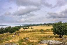 Birka and Hovgården - Birka and Hovgården: The remains of the ramparts from the hill fort of the Viking town of Birka. The security of Birka was ensured...