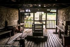 Monasteries of Meteora - Meteora: Inside the tower of the Megalo Meteoro Monastery, the tower contains a windlass and rope basket, used to transport monks,...