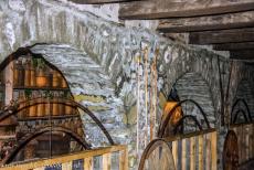 Monasteries of Meteora - Meteora Monasteries: The storerooms of the Megalo Meteoro Monastery are filled with bottles wrapped in wicker baskets and big wine barrels....