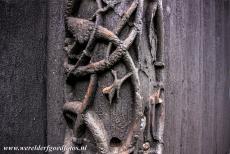 Urnes Stave Church - Urnes Stave Church: The original decorated parts of an earlier church on the same site consists of the wall planks and an elaborately carved...
