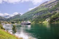 Geirangerfjord and Nærøyfjord - West Norwegian Fjords - Geirangerfjord and Nærøyfjord: The imposing Geirangerfjord, a 15 km long side arm of the Sunnylvsfjorden,...
