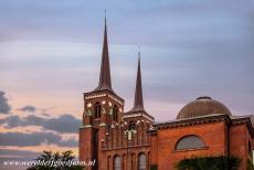 Roskilde Cathedral - The twin towers of Roskilde Cathedral dominate the skyline of Roskilde City. Roskilde Cathedral was built in the 12th and 13th centuries on the...