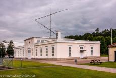 Radiostation van Grimeton, Varberg - Het hoofdgebouw van het radiostation in Grimeton bij Varberg. Het radiostation werd in 1922-1924 bij Varberg in zuidwest...