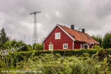 Radiostation van Grimeton, Varberg - Radiostation van Grimeton, Varberg: Een houten huis in het kleine radiodorp bij Grimeton. Het radiodorpje werd gebouwd om de...