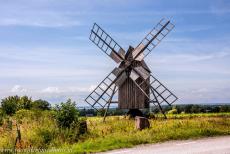 Agrarisch landschap van Zuid-Öland - Agrarisch landschap van Zuid-Öland: Het Zweedse eiland Öland is bekend om haar windmolens. Iedere boerderij bezat een molen...