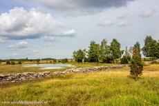 Agrarisch landschap van Zuid-Öland - Agrarisch landschap van Zuid-Öland: Möckelmossen is een meer op de Stora Alvaret, de Grote Alvar. Het wateroppervlak varieert sterk in...