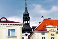 Historic Centre of Tallinn - Historic Centre (Old Town) of Tallinn: The tower of the Dome Church of Tallinn, the spire dates from the 18th century. The Dome Church, the...