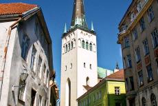 Historisch centrum van Tallinn - Historisch centrum (oude stad) van Tallinn: De St. Olafkerk, de Oleviste Kirik, had van 1549 tot 1625 de hoogste kerktoren ter wereld. Ze...