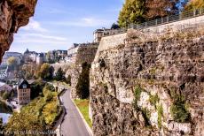 Fortifications of the City of Luxembourg - City of Luxembourg: its Old Quarters and Fortifications: The Bock fortifications offers a beautiful view of the Wenzel Wall and the...