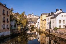 Fortifications of the City of Luxembourg - City of Luxembourg: its Old Quarters and Fortifications: View from the 'Grund' to the Old Town of the City of Luxembourg....