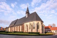 Vlaams Begijnhof van Sint-Truiden - De kerk van Sint-Agnes is het middelpunt van het Vlaams Begijnhof van Sint-Truiden. De bouw van deze laatromaanse en vroeggotische&nbsp;kerk begon...