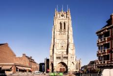 Belfries of Belgium and France - Belfries of Belgium and France: The belfry of the Basilica of Our Lady in the city of Tongeren, the 64 metres tall Gothic belfry was...