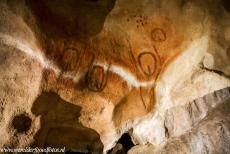 The Cave Art of Altamira and Tito Bustillo - Paleolithic Cave Art of Northern Spain, the Tito Bustillo Cave: Several rock art paintings of the woman's fertility are depicted in...