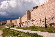Old Town of &Aacute;vila - Old Town of &Aacute;vila with its Extra-Muros Churches: Even today, the medieval fortified town walls still completely surround the Old Town of...