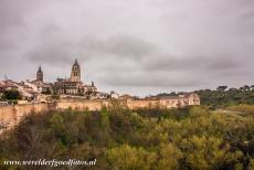 Old Town of Segovia - The Segovia Cathedral stands at the highest point of the Old Town of Segovia. The Old Town of Segovia is situated on a steep hill, surrounded...