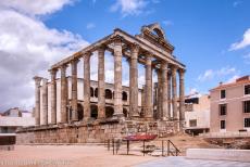 Archaeological Ensemble Mérida - Archaeological Ensemble of Mérida: The Temple of Diana was erected by the Romans at the end of the first century BC. The temple is one...