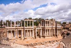 Archaeological Ensemble of M&eacute;rida - Archaeological Ensemble of M&eacute;rida: The Roman theatre of M&eacute;rida was built between 16 and 15 BC, commissioned by Marcus Agrippa, the...
