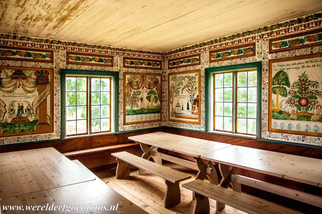 Decorated Farmhouses of Hälsingland - Decorated Farmhouses of Hälsingland: The ornate room was excessively decorated to impress visitors. The interiors of...