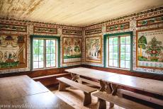 Decorated Farmhouses of Hälsingland - Decorated Farmhouses of Hälsingland: The ornate room was excessively decorated to impress visitors. The interiors of...