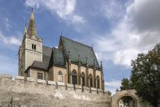 Levoča, Spišský Hrad and Associated Monuments - Levoča, Spišský Hrad and the Associated Cultural Monuments: The St. Martin's Cathedral inside the town walls of...