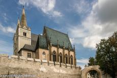 Levoča, Spišský Hrad en bijbehorende monumenten - De stad Levoča, Spišský Hrad en bijbehorende cultuurmonumenten: De St. Maartenskathedraal ligt binnen de muren van...