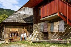 Vlkolínec - The residents of Vlkolínec lived off agriculture, sheep farming, logging and wood cutting. Around twenty people still live in...
