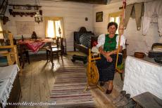 Vlkolínec - The Peasant House in Vlkolínec. Vlkolínec is not an open-air museum, around twenty people live in mountain village, respecting...