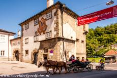 Historisch centrum van de stad Salzburg - Historisch centrum van de stad Salzburg: Een rijtuig in de straten van het historische centrum van Salzburg. Salzburg staat bekend als een...