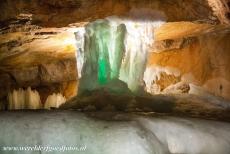 Hallstatt-Dachstein / Salzkammergut - Hallstatt-Dachstein / Salzkammergut Cultural Landscape: The amazingly coloured ice formations of the Dachstein Ice Cave. The Dachstein Ice...