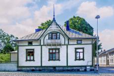 Old Rauma -  A small pittoresque wooden house lining the Market Square of Old Rauma. The Old Town Hall is also situated on the Market Square. The Old...