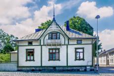 Old Rauma -  A small pittoresque wooden house lining the Market Square of Old Rauma. The Old Town Hall is also situated on the Market Square. The Old...