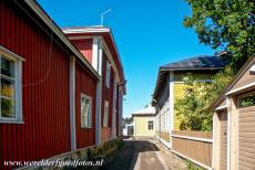 Oud Rauma - De houten huizen van Oud Rauma staan langs middeleeuwse straatjes. Oud Rauma werd bijna volledig verwoest door een brand in 1640, maar...