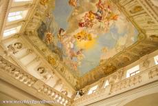 Wachau Cultural Landscape - Wachau Cultural Landscape: The fresco above the Imperial Staircase of Göttweig Abbey. One of the highlights of the abbey is the Imperial...