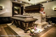Historic Centre of Vienna - Historic Centre of Vienna: The sarcophagus of Empress Elisabeth of Austria (Sisi) in the Imperial Crypt. The crypt is situated beneath the...