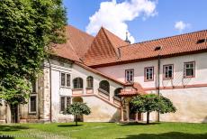 Historic Centre of Český Krumlov - Historic Centre of Český Krumlov: The former Minorite Monastery. The monastery was founded in 1350. Now, it serves the Order of...